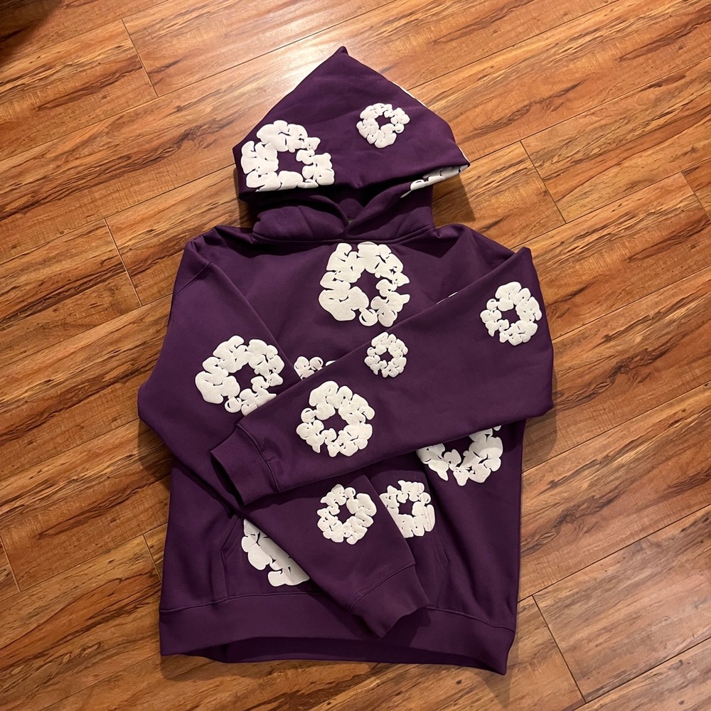 Purple Denim Tears Hoode
